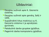 Organizmų apibūdinimas pagal K. Gesnerio sistemą 2 puslapis