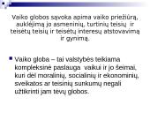 Pagrindinės sampratos susijusios su vaiko globa šeimoje 2 puslapis