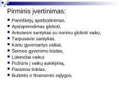Pagrindinės sampratos susijusios su vaiko globa šeimoje 8 puslapis