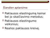 Paklausos elastingumo kainai skaičiavimo metodai 2 puslapis