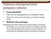 Paklausos elastingumo kainai skaičiavimo metodai 11 puslapis