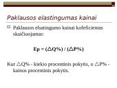 Paklausos elastingumo kainai skaičiavimo metodai 4 puslapis