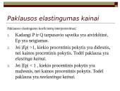 Paklausos elastingumo kainai skaičiavimo metodai 7 puslapis