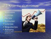 Pardavimų skatinimas: samprata, tikslai, priemonės, kryptys 16 puslapis