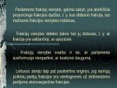 Parlamento frakcijų vienybė ir drausmė 14 puslapis