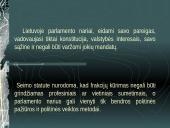 Parlamento frakcijų vienybė ir drausmė 17 puslapis