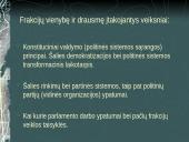 Parlamento frakcijų vienybė ir drausmė 5 puslapis