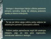 Parlamento frakcijų vienybė ir drausmė 7 puslapis