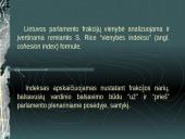 Parlamento frakcijų vienybė ir drausmė 10 puslapis