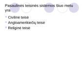 Pasaulinės teisinės sistemos 3 puslapis