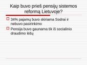 Pensijų sistemos reformos Lietuvoje analizė 2 puslapis