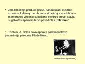 Pirmasis telefonas. Alexander Graham Bell 3 puslapis