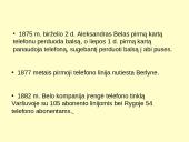 Pirmasis telefonas. Alexander Graham Bell 5 puslapis