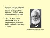 Pirmasis telefonas. Alexander Graham Bell 7 puslapis