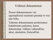 Pirminiai apskaitos dokumentai ir jų skirstymas 20 puslapis