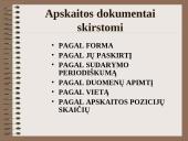 Pirminiai apskaitos dokumentai ir jų skirstymas 3 puslapis