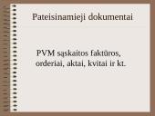 Pirminiai apskaitos dokumentai ir jų skirstymas 10 puslapis