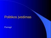 Politikos įvedimas