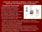 Priemonės kovai su neteisėta ir žalinga informacija kompiuteriniame tinkle 11 puslapis