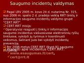 Priemonės kovai su neteisėta ir žalinga informacija kompiuteriniame tinkle 14 puslapis