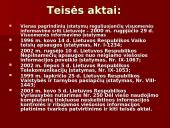Priemonės kovai su neteisėta ir žalinga informacija kompiuteriniame tinkle 16 puslapis