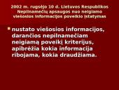 Priemonės kovai su neteisėta ir žalinga informacija kompiuteriniame tinkle 20 puslapis