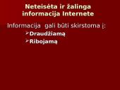 Priemonės kovai su neteisėta ir žalinga informacija kompiuteriniame tinkle 3 puslapis
