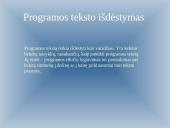 Programų tikrinimas 9 puslapis