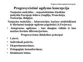 Progresyvistinė ugdymo koncepcija 2 puslapis