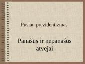 Pusiau prezidentinė sistema 13 puslapis