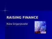 Raising finance