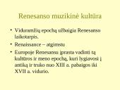 Renesansas muzikinė kultūra 2 puslapis