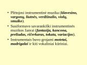 Renesansas muzikinė kultūra 13 puslapis