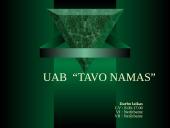 Rinkodaros pristatymas: UAB "Tavo namas"