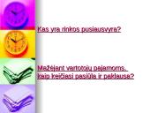 Rinkos pusiausvyra - pasiūla ir paklausa 11 puslapis