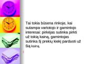 Rinkos pusiausvyra - pasiūla ir paklausa 12 puslapis