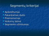 Rinkų analizavimas ir įvertinimas 13 puslapis