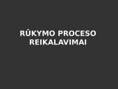 Rūkymo proceso reikalavimai