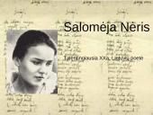 Salomėja Nėris talentingiausia XXa. lietuvių poetė 