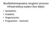 Sąmatų sudarymo tikslai, objektai ir sąmatų sistema. Lanksčios sąmatos 7 puslapis