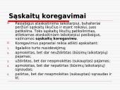 Sąskaitų koregavimas ir uždarymas 2 puslapis