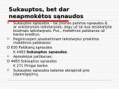 Sąskaitų koregavimas ir uždarymas 6 puslapis