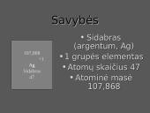 Sidabras (argentum, Ag)  2 puslapis