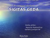 Sigito Gedos biografija ir gyvenimas
