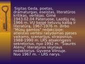 Sigitas Geda bei jo kūryba 4 puslapis