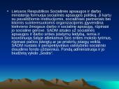Socialinę politiką formuojančios institucijos 11 puslapis
