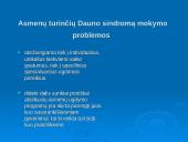 Socialinio darbuotojo veikla, dirbant su Dauno sindromą turinčiais asmenimis 6 puslapis