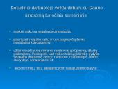 Socialinio darbuotojo veikla, dirbant su Dauno sindromą turinčiais asmenimis 7 puslapis