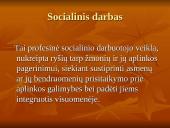 Socialinių darbuotojų pagrindinės funkcijos ir jo veiklos organizavimas 2 puslapis
