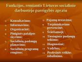 Socialinių darbuotojų pagrindinės funkcijos ir jo veiklos organizavimas 6 puslapis